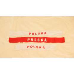 SZARFA KIBICA POLSKA DŁ100 cm-15 cm